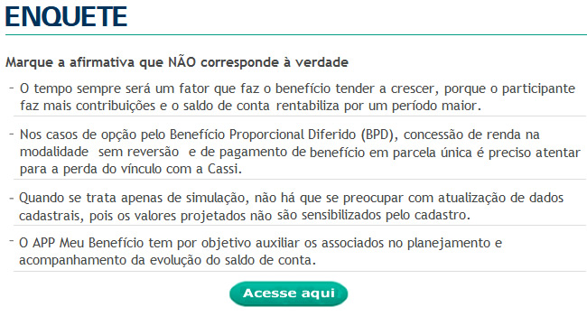 Valor do Benefício
