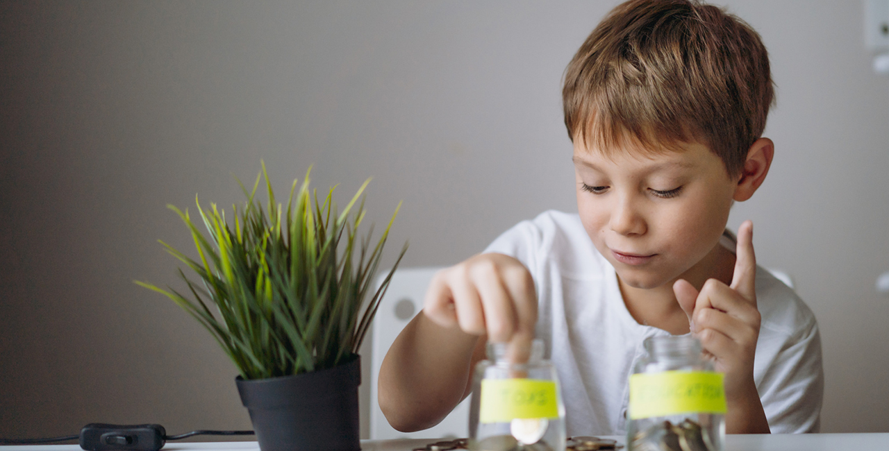 Educação financeira começa na infância